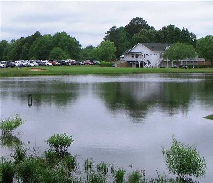 Picture from across the lake overlooking the clubhouse 